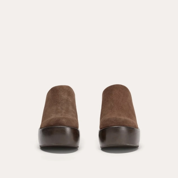 🆕EVERLANE The Puffa Wooden Clog in Suede - Picture 7 of 15